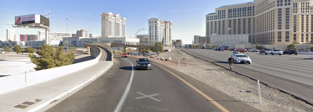 rio footbridge foot bridge las vegas strip walkway casino